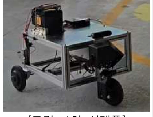 사업계획서에 수록된 알루미늄 프로파일 기반 AMR 1차 시제품